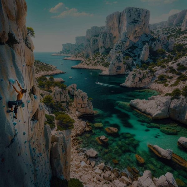 Où faire de l'escalade pour débutants dans les Calanques de Marseille ?